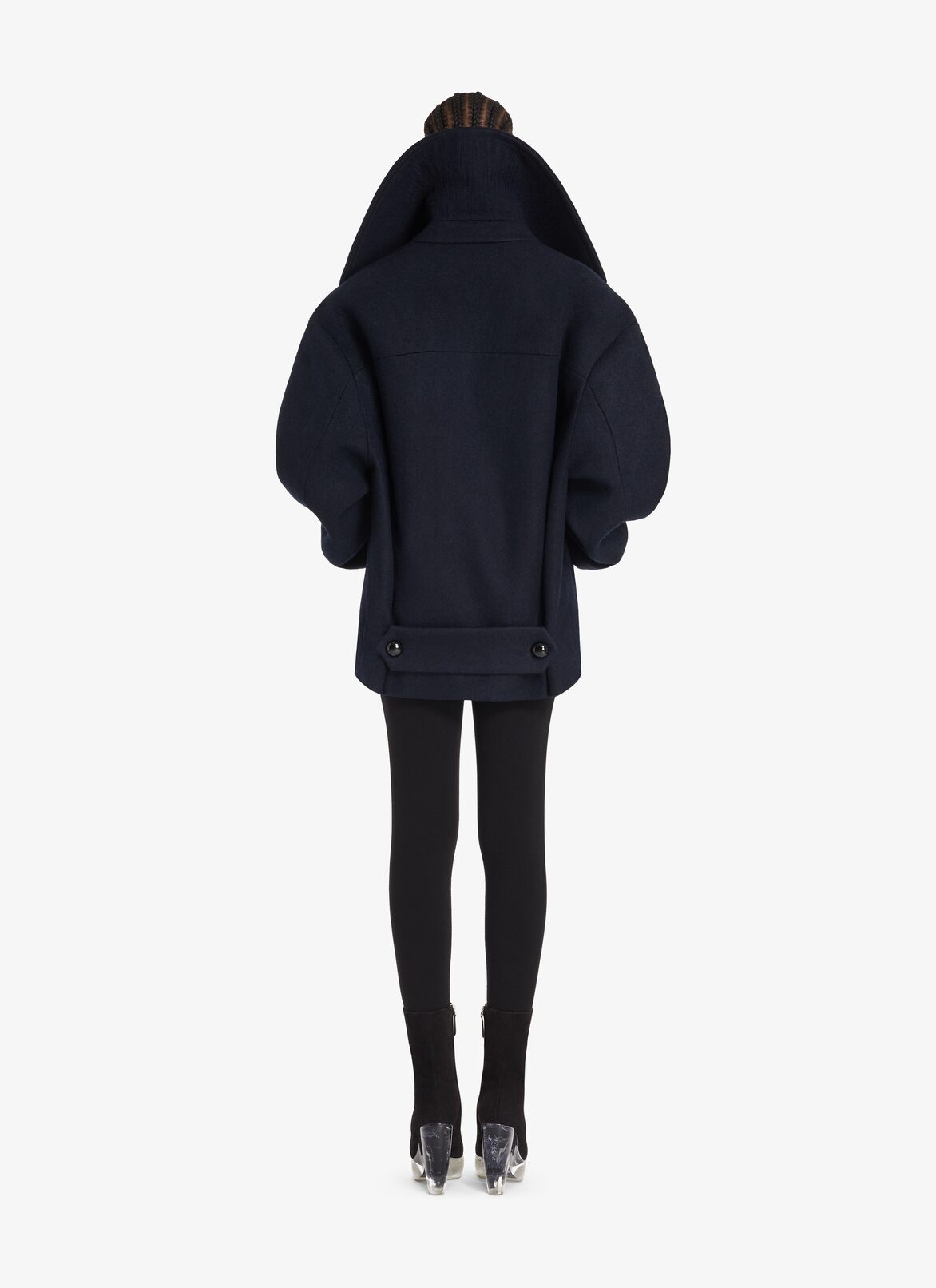 Wool Caban ALAÏA MARINE WOOL CABAN